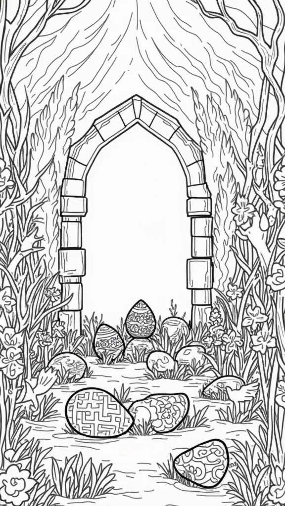 bible coloring pages easter